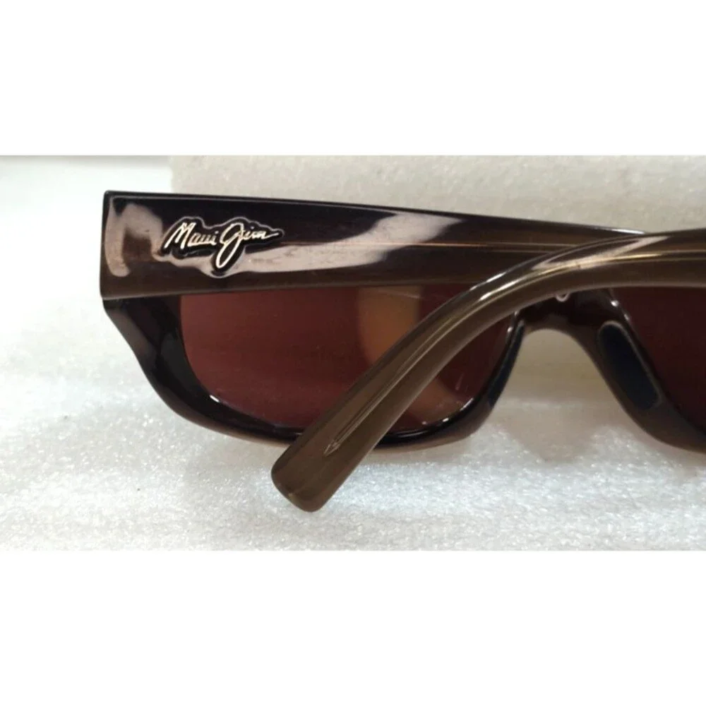 Maui Jim Punchbowl Full Rim Chocolate Fade Sunglasses Maui Rose  54-17 135 Italy